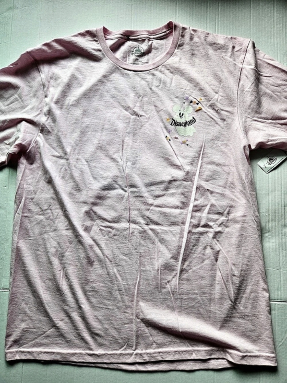 Disney Parks Cat Graphic Tee in Pink NWT